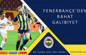 Fenerbahçe'den rahat galibiyet