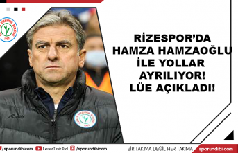 Rizespor'da Hamza Hamzaoğlu ile yollar ayrılıyor!