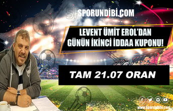 Levent Ümit Erol'dan Cuma Günün İkinci İddaa...