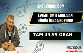 Levent Ümit Erol'dan Günün İddaa Kuponu!